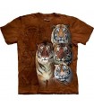 T-Shirt Tigres de Sibérie et du Bengale par The Mountain