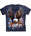 Fierce Eagle - Birds T Shirt by the Mountain