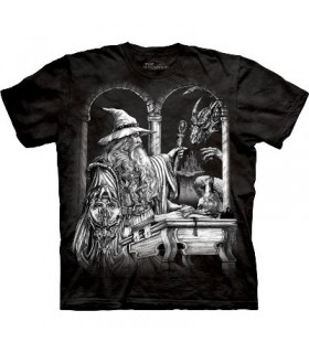 T-Shirt Magicien et Dragon par The Mountain