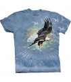 Soaring Eagle - Bird T Shirt by the Mountain