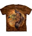 Tawny Eagle Spirit - Birds T Shirt by the Mountain