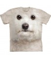 Bichon Frise Face - Dogs T Shirt by the Mountain