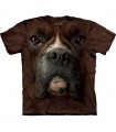 Boxer Face - Dogs T Shirt by the Mountain