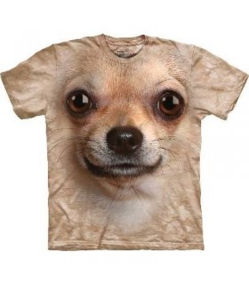 Chihuahua Face - Dog T Shirt by the Mountain