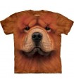 Chow Chow Face - Dogs T Shirt by the Mountain