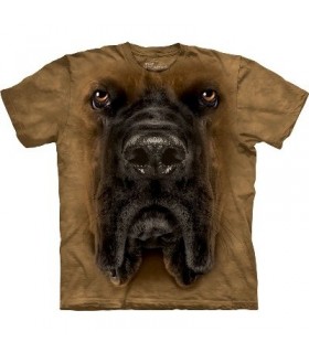 Mastiff Face - Dogs T Shirt by the Mountain