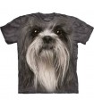 Shih Tzu Face - Dog T Shirt by the Mountain