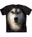 Siberian Face - Dogs T Shirt by the Mountain