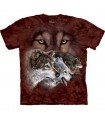 Find 9 Wolves - Wolf T Shirt by the Mountain