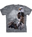 North American Collage - Animal T Shirt by the Mountain