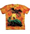 T-Shirt Duel de Dragons par The Mountain