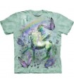 T-Shirt Licorne et Papillons par The Mountain