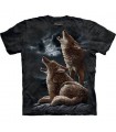 Howling Coyotes - Animals T Shirt by the Mountain
