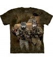 JTAC Wolfpack - Military Wolf T Shirt by the Mountain