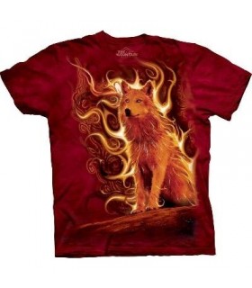 T-Shirt Loup Phoenix par The Mountain (Evolution)
