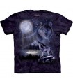 Wolf Lake - Animals T Shirt by the Mountain