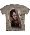 Zombie at the Door - Dark Fantasy T Shirt by the Mountain