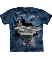Aircraft Carrier Breakthrough Military T Shirt the Mountain