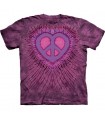 Peace Heart - Inspirational T Shirt by the Mountain