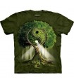 Yin Yang Tree - Nature T Shirt by the Mountain