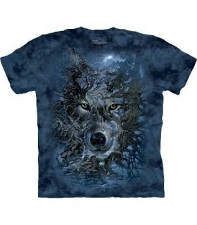 L'arbre Loup - T-shirt loup par The Mountain