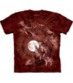 Concert de Loups à la Lune - T-Shirt animal par The Mountain