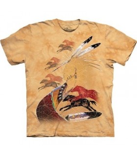 Une vision du cheval - T-shirt Amérindien par The Mountain
