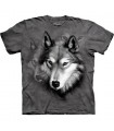 Wolf Portrait - Animal T Shirt The Mountain