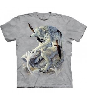 Esprit du Loup Blanc - T-shirt amérindien The Mountain