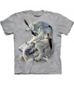 White Wolf Spirit - Native Americans T Shirt by The Mountain