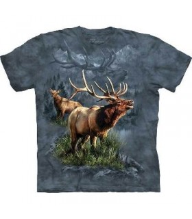 Elk Protector - Animals T Shirt by the Mountain