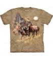 Patriot Horses - Horse T Shirt by the Mountain