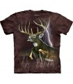 Deer Lightening - Deer T Shirt by the Mountain