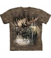 Moose Forest - Moose T Shirt by the Mountain
