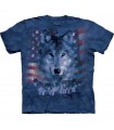 riotic Wolfpack - Patriotic USA T Shirt by the Mountain