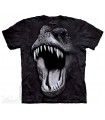 Tête de T-Rex (Glow) - T-shirt dinosaure The Mountain