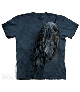 Forever Friesian - Horse T Shirt The Mountain